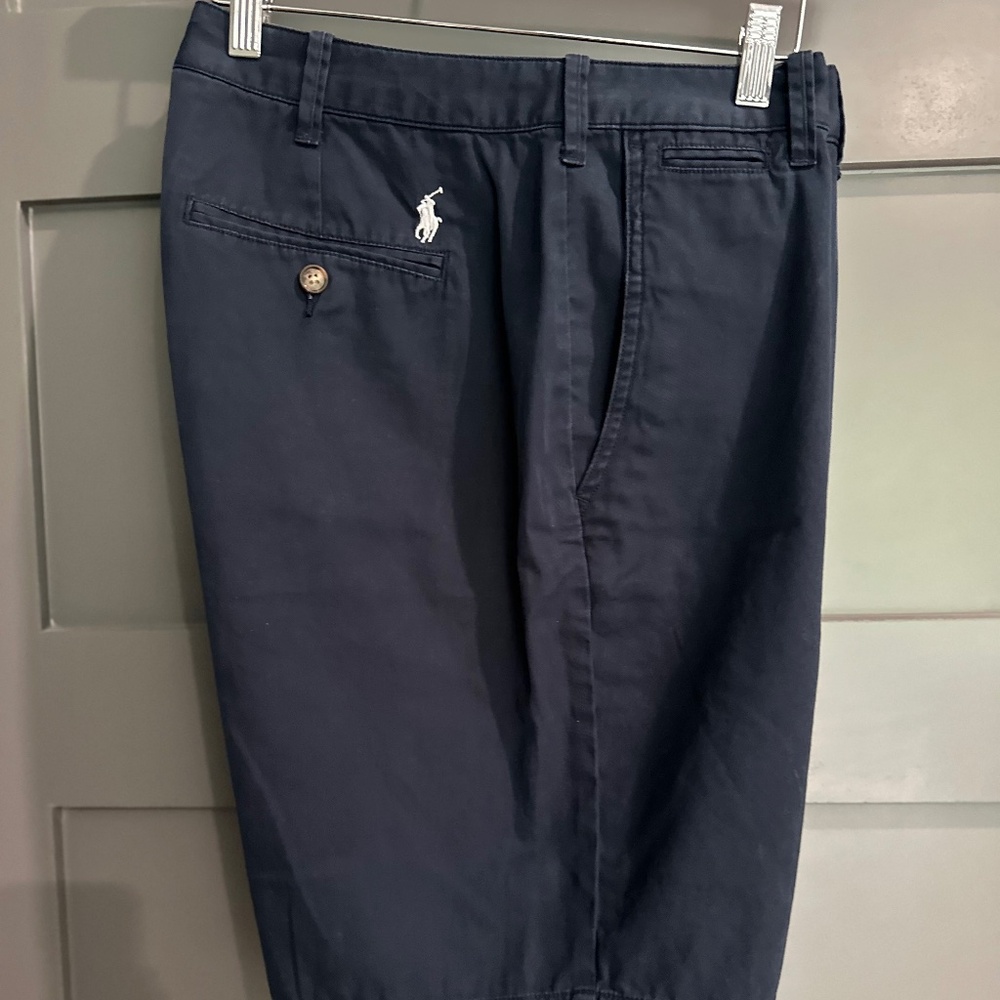 Polo Ralph Lauren Bermuda Shorts (Women's 10) navy blue